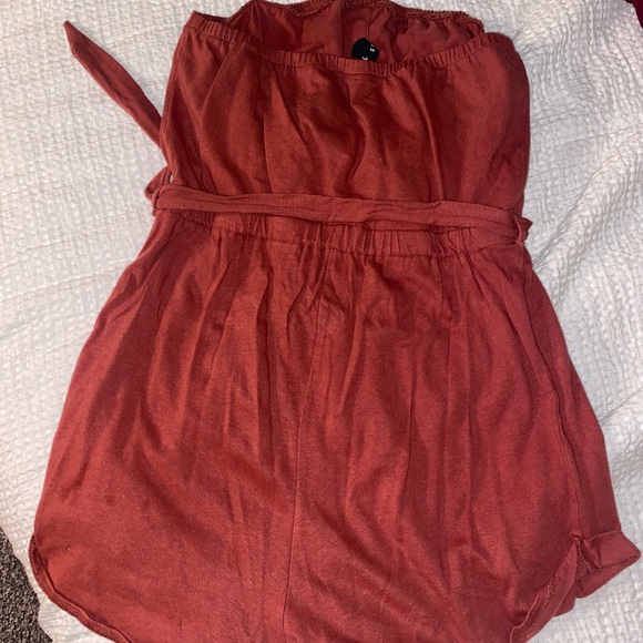 Burnt Orange romper - Picture 2 of 2